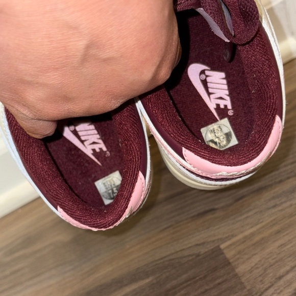 Nike Burgundy and Pink Sneakers - Picture 5 of 7